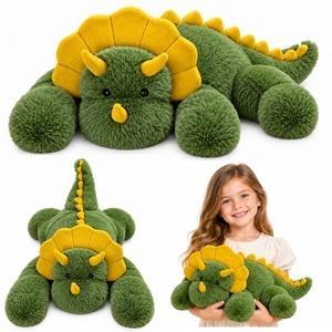 Pluszowy dinozaur długie łapy zielony 60cm