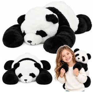 Pluszowa panda czarno biała 60cm, Leantoys