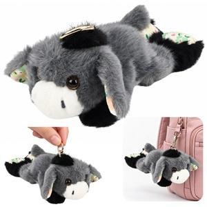 Pluszowy osiołek obciążeniowy brelok 17cm