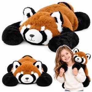 Pluszowa panda czarno ruda 60cm, Leantoys