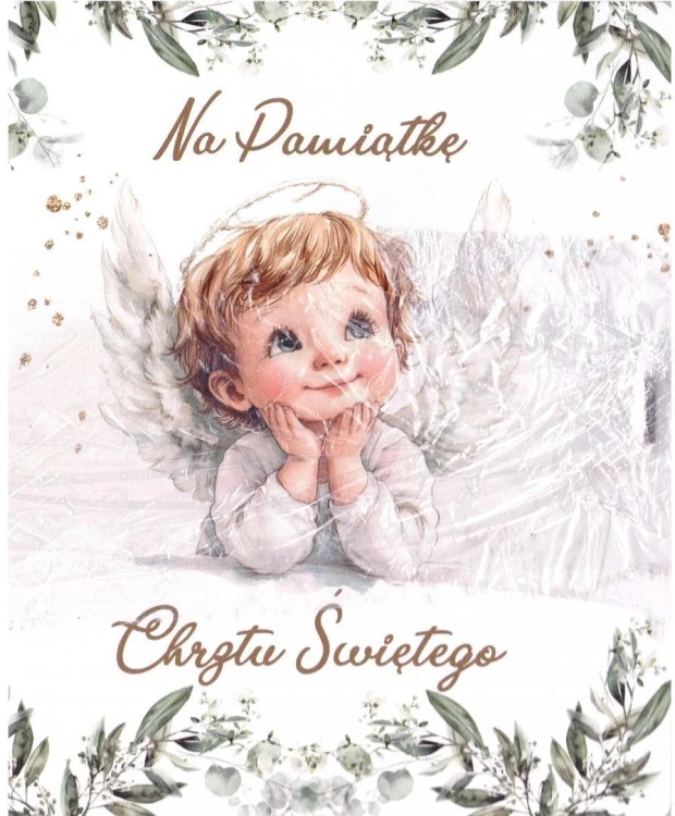 Pudełko Biblia. Pamiątka Chrztu Świętego - srebrna