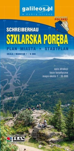 Plan miasta - Szklarska Poręba 1:9 000
