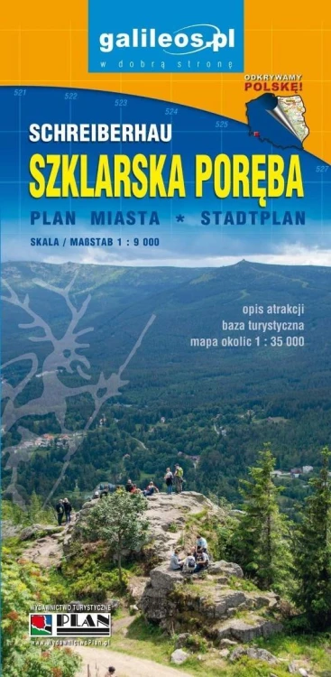 Plan miasta - Szklarska Poręba 1:9 000