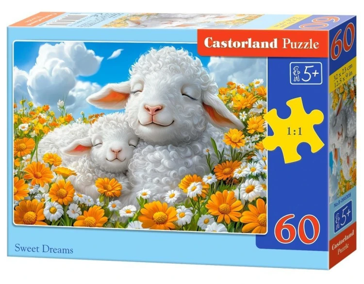 Puzzle 60 Sweet Dreams CASTOR, Castorland