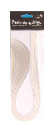 Paski do quillingu 3mmx50cm białe 100szt