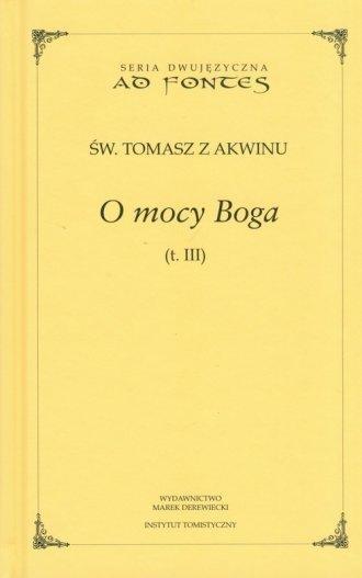 O mocy Boga T.3, św. Tomasz z Akwinu