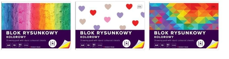 Blok rysunkowy A4/20K (10szt), INTERDRUK