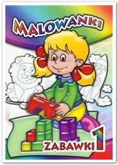 Malowanki Zabawki 1 LIWONA, praca zbiorowa
