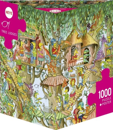 Puzzle 1000 Domki na drzewie, Paul, Heye