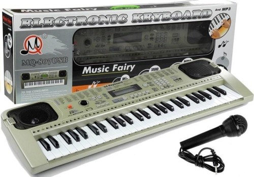 Keyboard z mikrofonem, Leantoys