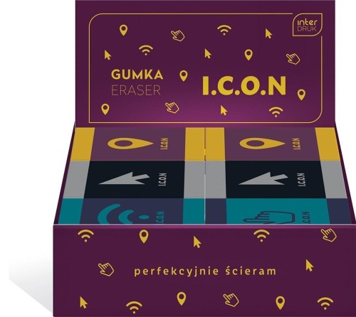 Gumka do ścierania Icon (24szt), INTERDRUK