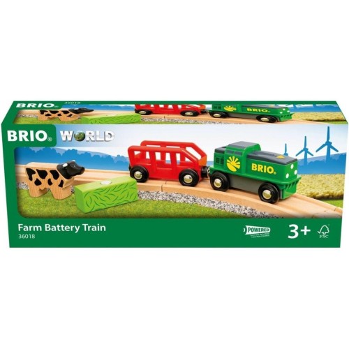 Brio Pociąg na baterie Farma, Ravensburger