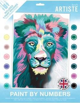 Malowanie po numerach - Curageous Lion, Dalprint