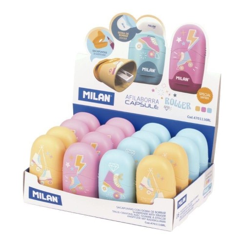 Temperówko-gumka Capsule Roller (16szt) MILAN