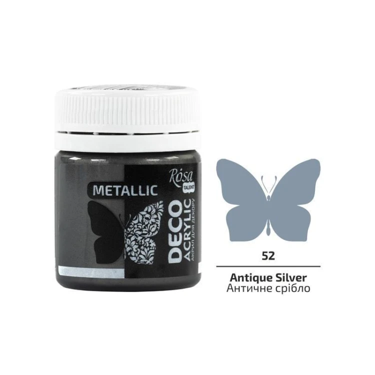 Farba akrylowa metaliczna antique silver 52 20ml