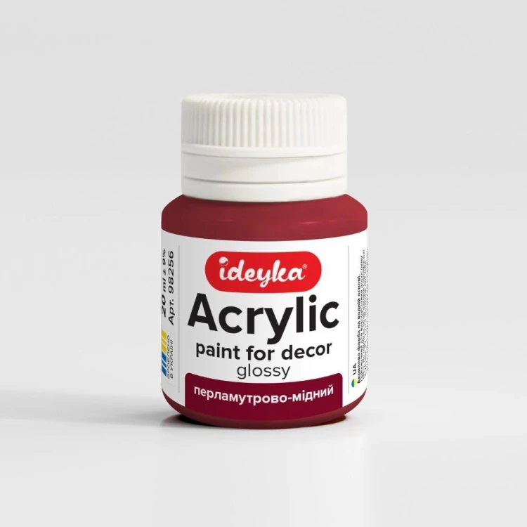 Farba akrylowa Perłowa miedź 20ml, Ideyka