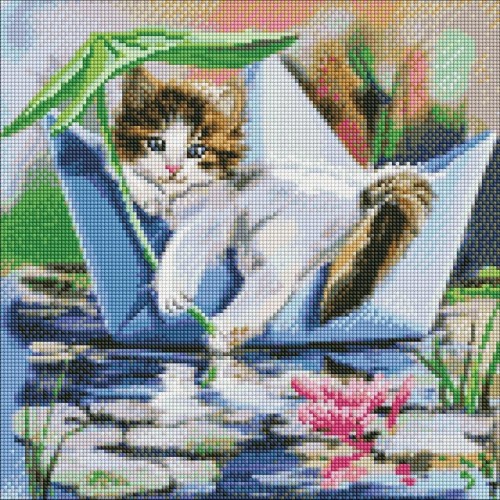 Doamentowa mozaika - Relaks w lecie 40x40cm