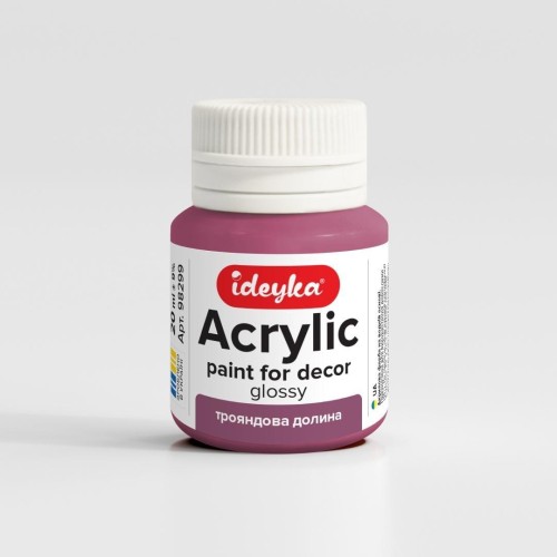 Farba akrylowa Różowa dolina 20ml, Ideyka