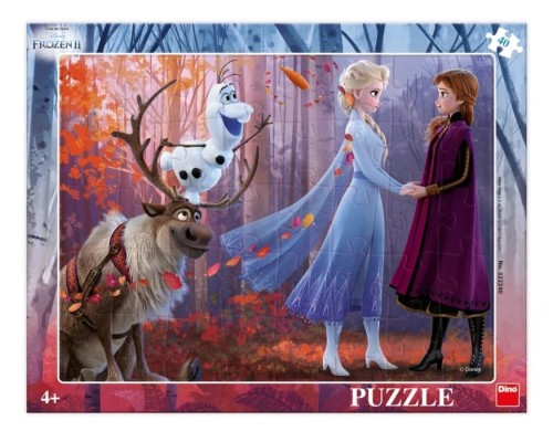 Puzzle 40 ramkowe Kraina Lodu Frozen Siostry