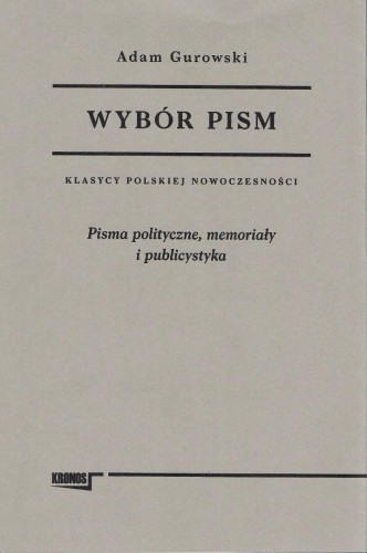 Wybór pism, Adam Gurowski