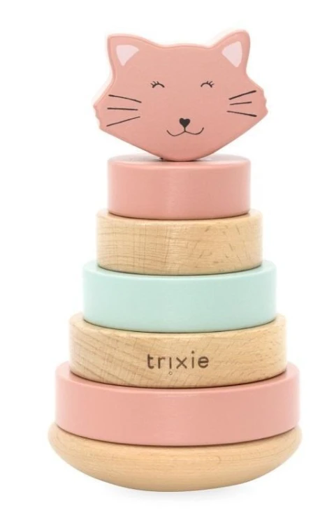 Piramida drewniana Kot, Trixie Baby