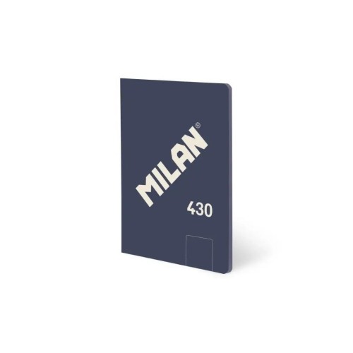 Zeszyt klejony A5/48K gładki niebieski, MILAN