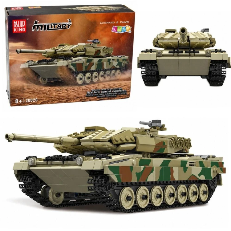 Klocki konstrukcyjne czołg Leopard R/C 1100el
