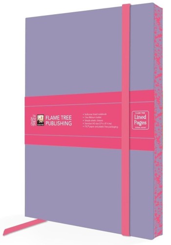 Notatnik A5 linia BR Lilac & Magenta