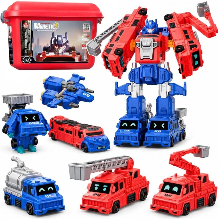 Pojazdy łączone magnetycznie robot 17el, Trifox