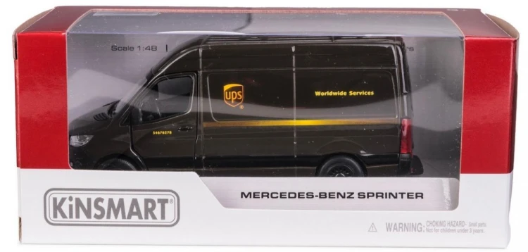 Mercedes-Benz Sprinter UPS Edition, Kinsmart