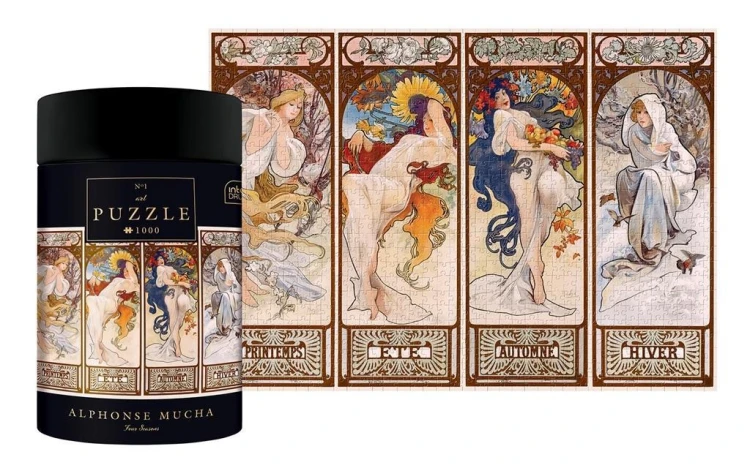 Puzzle 1000 Art 1 Mucha, INTERDRUK