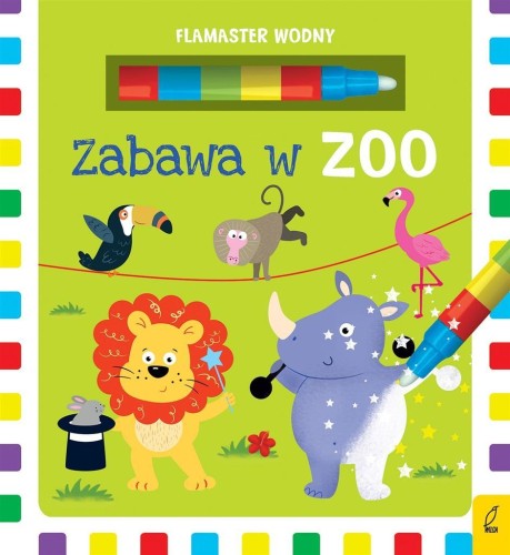 Flamaster wodny. Zabawa w zoo, praca zbiorowa