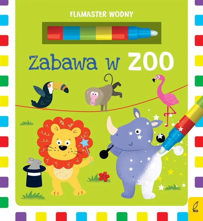 Flamaster wodny. Zabawa w zoo, praca zbiorowa