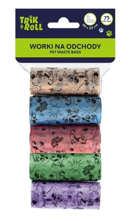 Worki na odchody 75szt