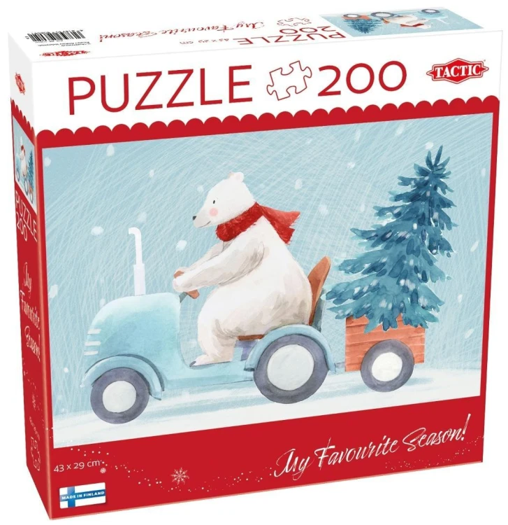 Puzzle 200 Christmas tree hunt, Tactic