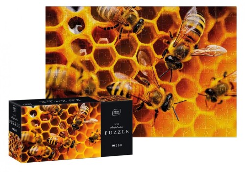 Puzzle 250 Colourful Nature Bees, INTERDRUK