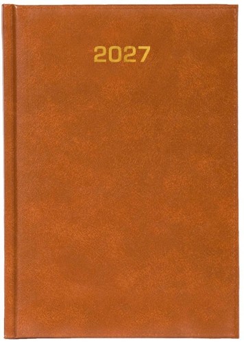 Kalendarz 2027 tygodniowy A4 Baladek Brąz