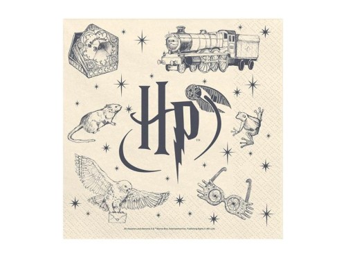 Serwetki Harry Potter beżowe 33x33cm 20szt
