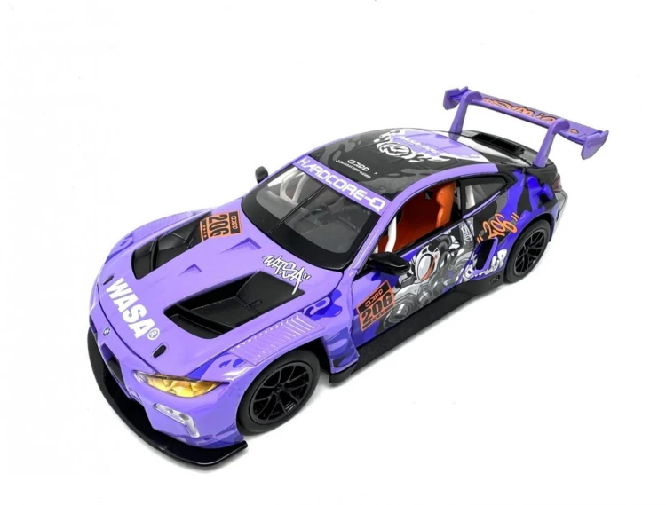 BMW M4 GT3 Wasa Fioletowy światło+dźwięk, MSZ