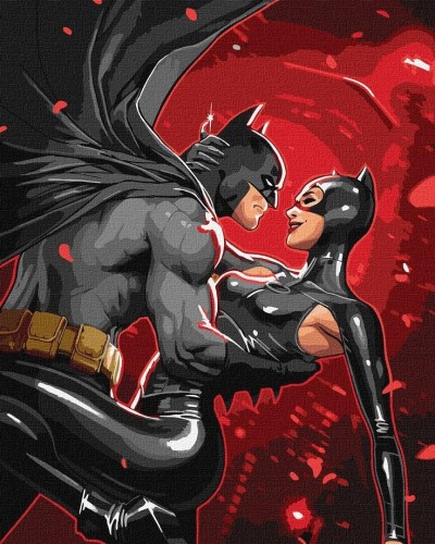 Malowanie po numerach - Batman 40x50cm, Ideyka