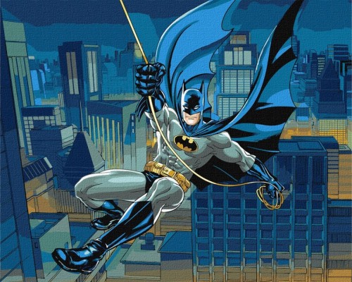Malowanie po numerach - Batman: Zew cienia 40x50cm