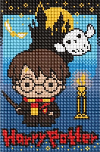 Diamentowa mozaika Kids bez ramy - Harry Potter