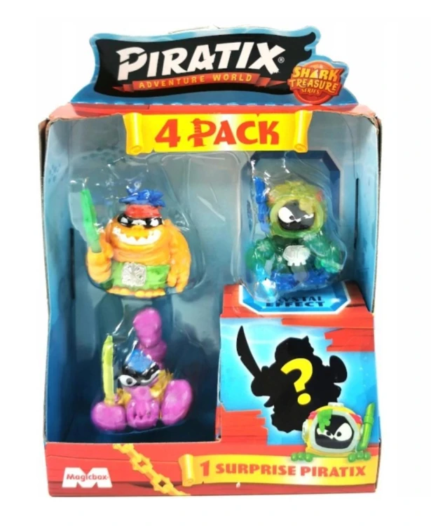 Figurka Piratix Shark Treasure 4-pak, Magic Box