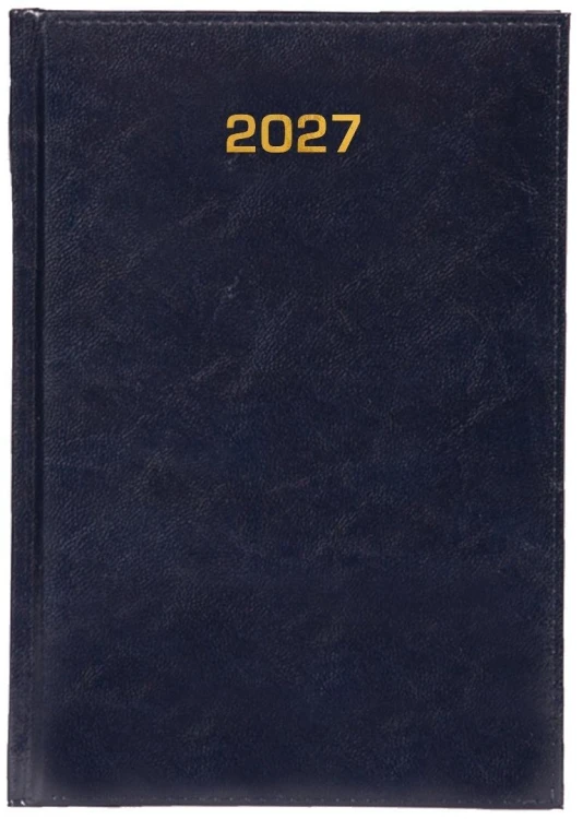 Kalendarz 2027 dzienny B6 Baladek Granat