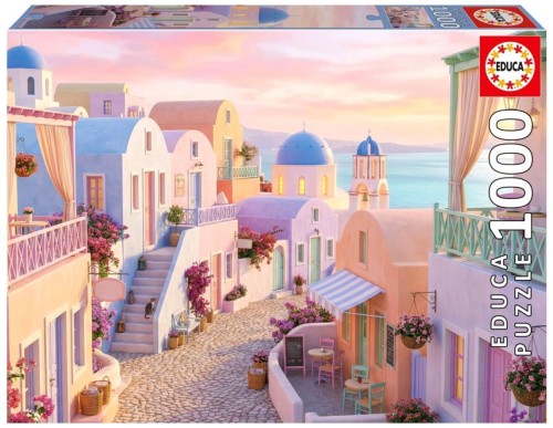 Puzzle 1000 Santorini/ Grecja, Educa