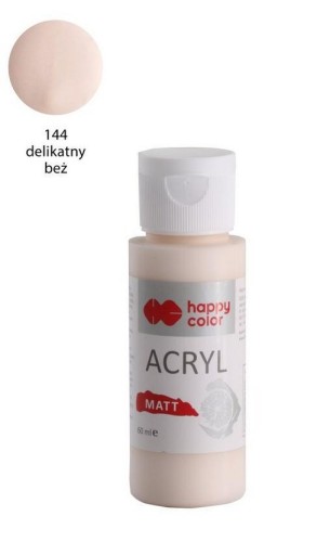 Farba akrylowa Matt delikatny beż 60ml HAPPY COLOR