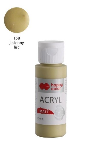 Farba akrylowa Matt jesienny liść 60mlHAPPY COLOR