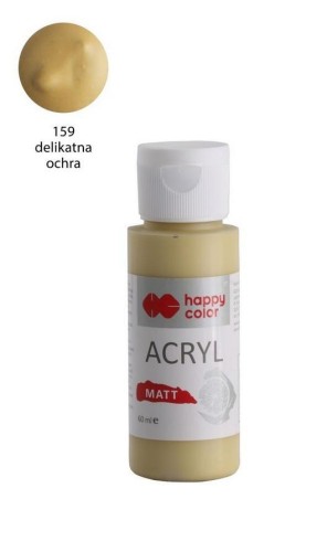 Farba akrylowa Matt ochra 60ml HAPPY COLOR