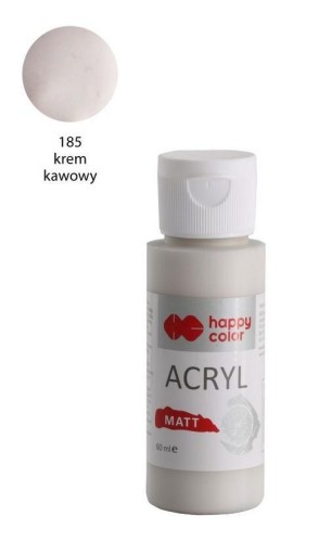 Farba akrylowa Matt krem kawowy 60ml HAPPY COLOR
