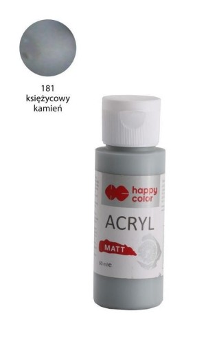 Farba akrylowa Matt kamień 60ml HAPPY COLOR